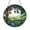 Acrylic 3.5 Inch, variant on Heart Shaped Flower Scene Faux Stained Glass Window Hanging