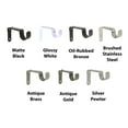 thumbnail image 4 of Urbanest Long Adjustable Solid Zinc Curtain Rod Bracket Wall Holder, Fits to 1",  1-1/8", and 1-1/4" Rod, 2 Pieces, Oil-rubbed Bronze, 4 of 6