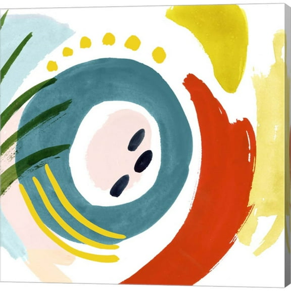 Great Art Now Color Caper I by Victoria Borges, Canvas Wall Art, 12W x 12H