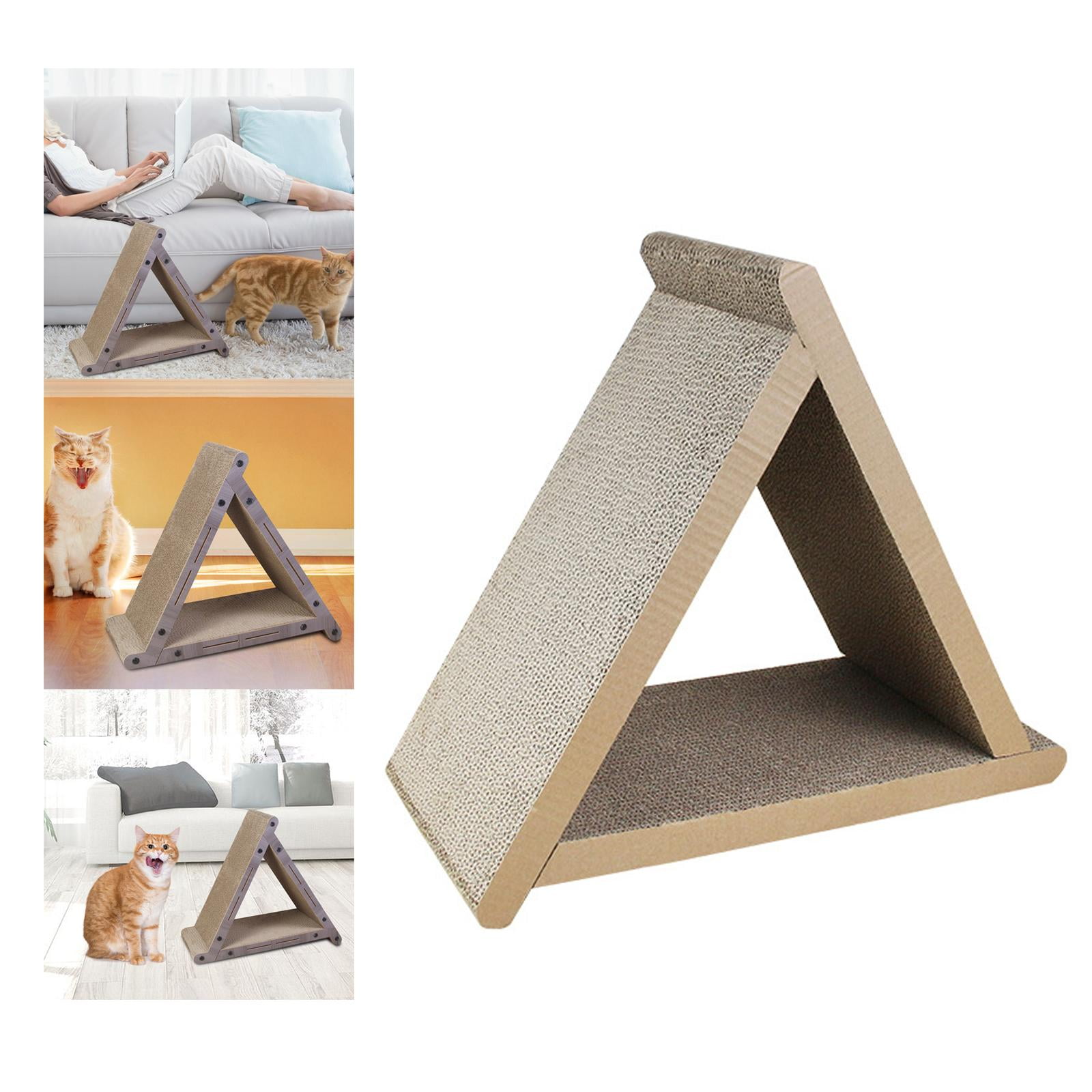 Cat Scratching Pad, Triangle Cat scratching posts, for Indoor Cats Grinding Claw Toys Vertical Cat scratching posts, for Cat Scratching Toy replacement core