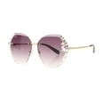 thumbnail image 1 of Gafas de sol de gran tamaño Sunnimix Vintage Moda Gris, 1 of 8