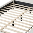thumbnail image 6 of Christopher Knight Home Queen Upholstered Bed Frame with Boucle Wingback Headboard, White, 6 of 12