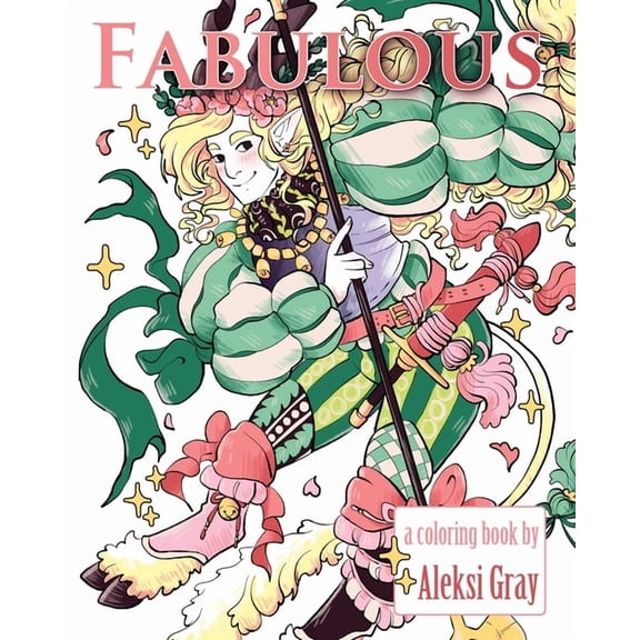 Fabulous: A Fancy Fantasy Guys Coloring Book, (Paperback)