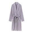 thumbnail image 4 of Celivon Terry Cloth Robes For Women Spring Autumn Long Pajamas Smooth Water Absorbing Quick Drying Nightgown Bathrobe, 4 of 4
