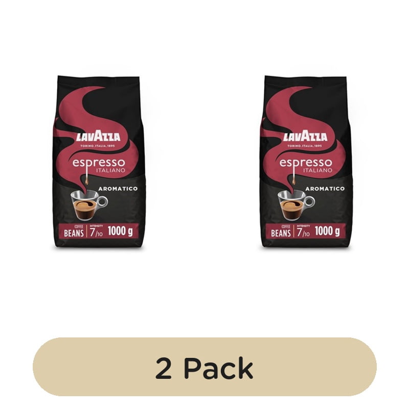 Lavazza Espresso Italiano Aromatico Coffee Beans 1kg, British Import (Pack of 2)