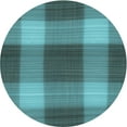 thumbnail image 1 of Ahgly Company Machine Washable Indoor Round Transitional Deep-Sea Green Area Rugs, 5' Round, 1 of 7