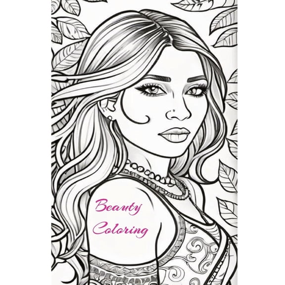 beauty coloring book, (Paperback)