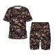 thumbnail image 1 of Balery Coffee Bean Conjunto de Pijama Infantil de Manga Corta con Estampado – Ropa de Dormir de Algodón Suave-Small, 1 of 6