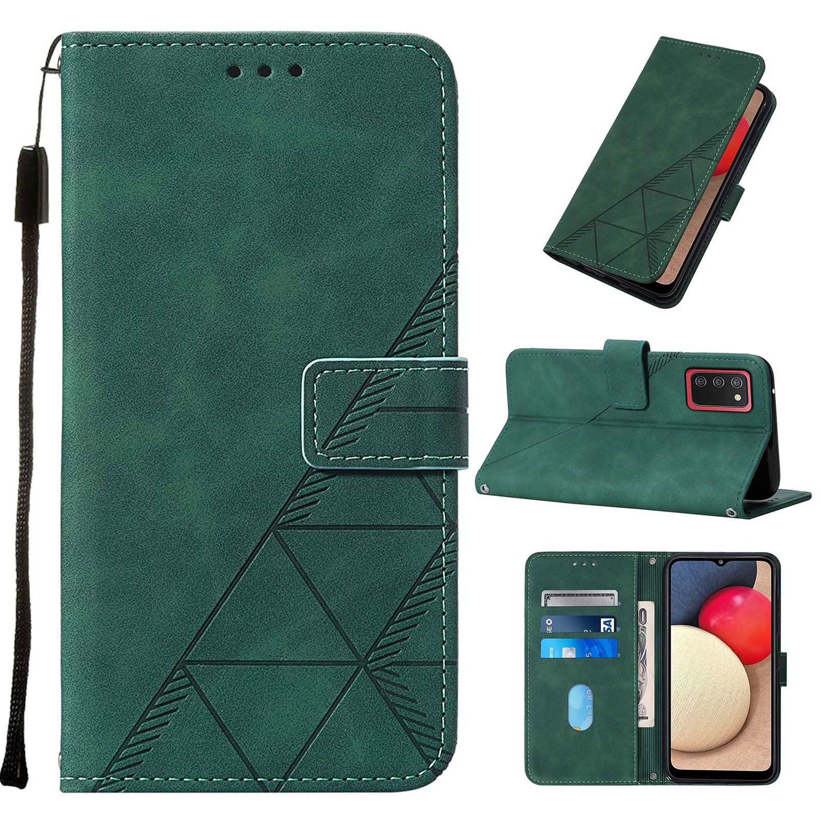 for Samsung Galaxy A03s Case, Wallet Case Cover, Magnetic Stand Flip ...