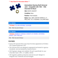 thumbnail image 2 of Intermediate Steering Shaft Universal Joint - Compatible with 1982 - 1986 Chevy K5 Blazer 1983 1984 1985, 2 of 2