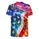 thumbnail image 4 of Blusas y camisas de manga corta y cuello redondo para hombre. Blusas de manga corta con cuello redondo y estampado del Día de la Independencia para hombre. Blusa para hombre., 4 of 5