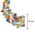 thumbnail image 2 of Vibrant Fiesta Colorful Mixed Stones, Pearls, and Crystal Beads Bib Necklace, 2 of 4