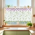thumbnail image 4 of Embroidered Sheer Window Curtain - Light Filtering Gauze Panel with Floral Design for Living Room, Bedroom and Balcony Decoration, 4 of 6