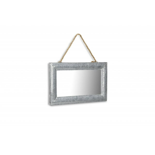 homeroots bed & bath 399695 Galvanized Metal Hanging Mirror