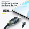 thumbnail image 3 of 2024  Transmmsion High Speed USB 3.0 Data Cables 120W Fast Charging Cable 6A Quick Charge Cable Type C Charging Cable 25CM TYPE C-BLUE, 3 of 8