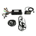thumbnail image 2 of Kit de conversión de bicicleta eléctrica, 3 modos de onda sinusoidal, controlador de 9 tubos, 8 sensores de asistencia de potencia magnéticos, 24V, 36V y 48V, 2 of 12