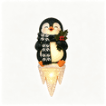thumbnail image 2 of Lighted Penguin Icicle Holiday Decoration, Christmas Penguin Window Ledge Accent with Festive Glowing Winter Display, Indoor Decor for Home Mantel Shelf Party (penguin-E-1pc), 2 of 7
