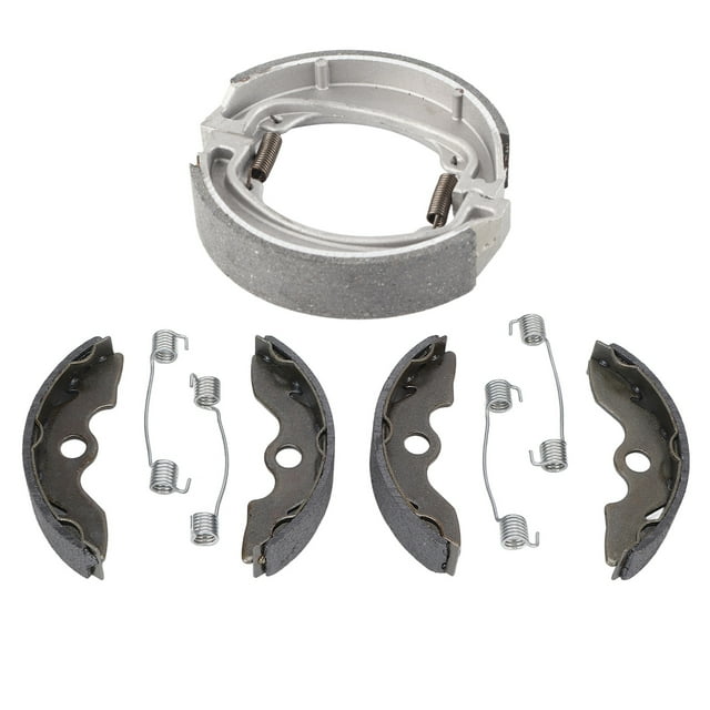 Front Rear Brake Shoes Pads, Aluminum Alloy Front Rear Disc Brake Pad For TRX250 TRX250TM