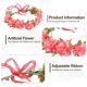 thumbnail image 4 of Diadema con flores para niñas, tocado para el cabello, 4 of 5