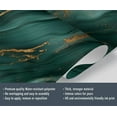 thumbnail image 5 of Emerald Green Marble Mural - Luxury Marble Wallpaper, Luxury 3D Wall Mural For Living Room Bedroom, Contemporary Murals 118"W x 83"H (Not Peel and Stick), 5 of 6