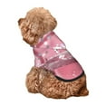 thumbnail image 5 of Honeii Glittering Pink Bathtub Print Small Dog Hoodies Pet Hooded Sweatshirts Fall Winter Puppy Cat Sweaters Warm Clothes for Small Dogs Outfits Costume-Medium, 5 of 7