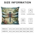 thumbnail image 5 of COMIO Throw Pillow Covers Dragonfly Cushion Pillowcase Sofa Square Print, 5 of 5