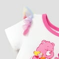 thumbnail image 5 of Care Bears Baby Girls Romper Graphic Rainbow Tutu Dresses Ruffle Sleeves Bodysuit Summer Outfits Sizes 0/3-18M, 5 of 6