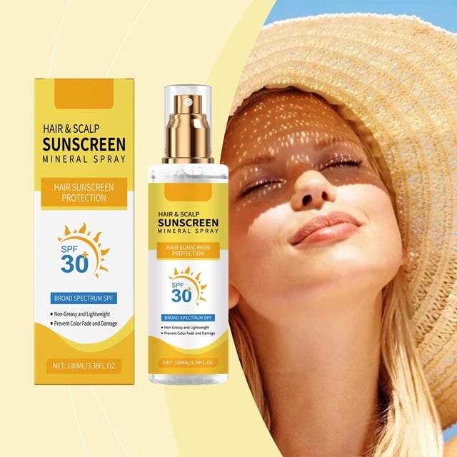 Spray protector solar para el cuero cabelludo y el cabello. Protege del color y la sequedad. Ideal para senderismo, playa y running. No graso. 100 ml.