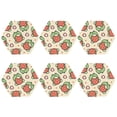 thumbnail image 2 of Disketp Frog Hold Strawberry Funny Coasters,6 Pcs Leather Coasters With Holder, Perfect Housewarming Hostess Gifts,Protect Furniture From Water Marks Scratch And Damage, 2 of 9