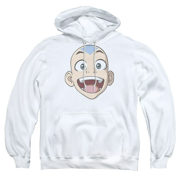 Avatar The Last Airbender Big Aang Face Unisex Adult Pull-Over Hoodie