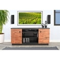 thumbnail image 5 of Pemberly Row Industrial Modern TV Stand with Reclaimed Wood Doors Media Cabinet, 5 of 6