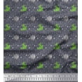 thumbnail image 1 of Soimoi Rayon Fabric Geometric Shapes,Crocodile & Rhinoceros Kids Printed Fabric 1 Yard 42 Inch Wide, 1 of 3