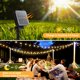 thumbnail image 4 of Guirnalda de luces solares para exteriores, 12 m, 100 LED, 8 modos, resistente al agua IP65, ideal para jardín, patio, bodas, fiestas y decoración (blanco cálido)., 4 of 5