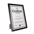 thumbnail image 2 of Scholartree 5P Contemporary Gallery Document Picture Frame Set, A4/8.5x11 Tabletop Picture Frames, Black, 2 of 4