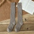 thumbnail image 3 of Prolriy Thigh High Socks for Women Carpet Home Calf Winter Gifts Socks Casual Warmth Socks Adult Women's Socks Stockings Winter Socks Soft Socks Womens Socks Khaki One Size, 3 of 6