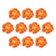 thumbnail image 1 of Uxcell 10-Pack Cabezas de Peonías Artificiales, Cabeza de Rosa de Seda Falsa para Bodas/Ramo/Pared de Flores/Artesanías DIY [8cm, Naranja], 1 of 7