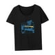 thumbnail image 4 of Camiseta para Mujer Strade Fareast Limited Ropa de Verano Camisa con Cuello Redondo S Negro, 4 of 7