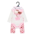 thumbnail image 3 of Character Infant Baby Valentine's Day Take Me Home, Bib, Long-Sleeve Bodysuit, and Pants Outfit Set, 3-Piece Sizes Newborn-12 Months, 3 of 10