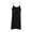 Black, variant on Women's Nightgown Crew Neck Drawstring Loungewear Sleeveless Sleepwear Mini Length Nightgown Long Pajamas Dress