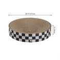thumbnail image 5 of THE LICKER STORE Nelson 20.13" Modern Cardboard Round Bowl Cat Scratcher with Catnip, Peony, CSR1010C, 5 of 6