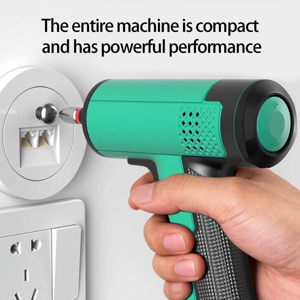 Cordless Electric Screwdriver Set Magnetic Extension Rod Rechargeable Battery