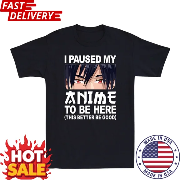 Reprint Rare Funny Anime Lover Graphic T-Shirt Kawaii Manga Style Otaku Gift Tee Men S-5XL