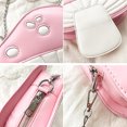 thumbnail image 2 of Bolsa Mushroom Shoulder Bag Cartoon Women Leather Chain Satchel (Rosa) Ehuebsd Para Estrenar, 2 of 9
