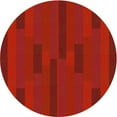 thumbnail image 1 of Ahgly Company Indoor Round Patterned Red Area Rugs, 3' Round, 1 of 6