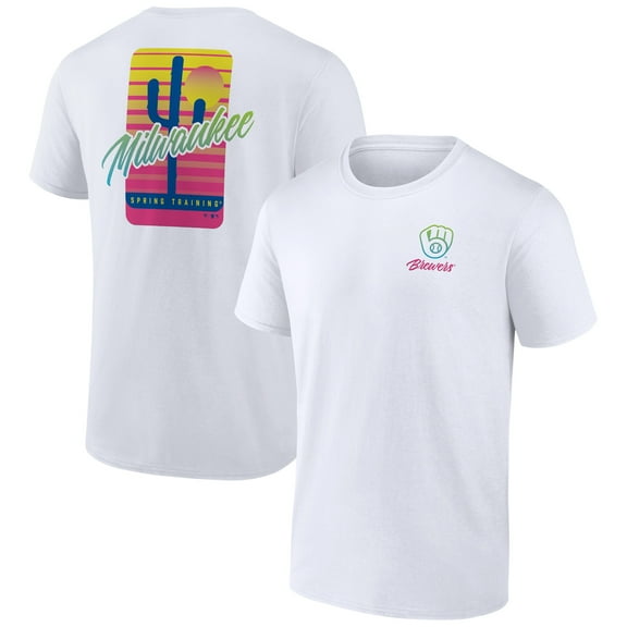 Men's White Milwaukee Brewers Spring Break T-Shirt