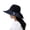 Black, variant on Foldable Wide Brim Sun Hat for Women - Lightweight, Breathable, and Soft - Decorative Washable Daily Hat, Space-Saving and Good-Looking