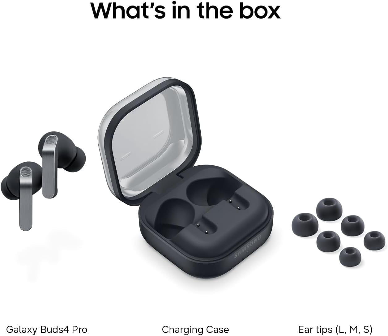 Samsung Galaxy Buds4 Pro - Brand New - International Model - Black