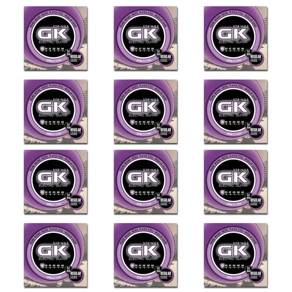 GK Electric Guitar Strings Regular Light Gauge Nickel-Plated Steel Set, .010 - .046 (2010)