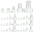 75Pcs Glass Table Top Bumpers Clear Table Glass Bumper with Stem Antiskid Pads