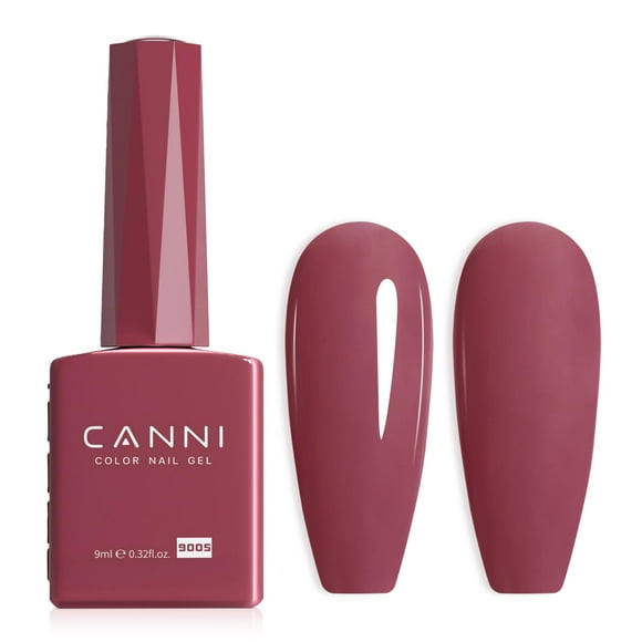 Esmalte de uñas en gel CANNI Red Color High Gloss Soak Off, 10 ml